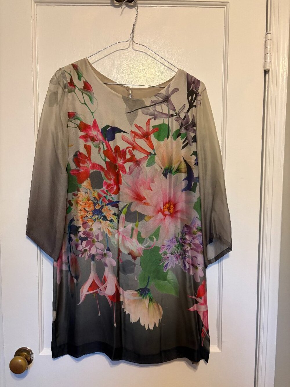 Ana Alcazar Floral silk dress US size 8